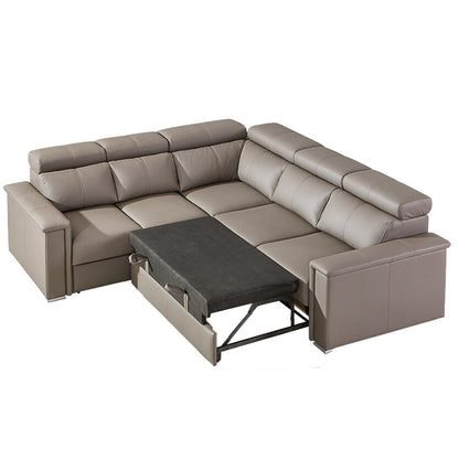 TERRACE Large Modern Corner Sofa Bed | 2610mm X 2410mm | Many upholstery materials | by EWOODS | Souqify