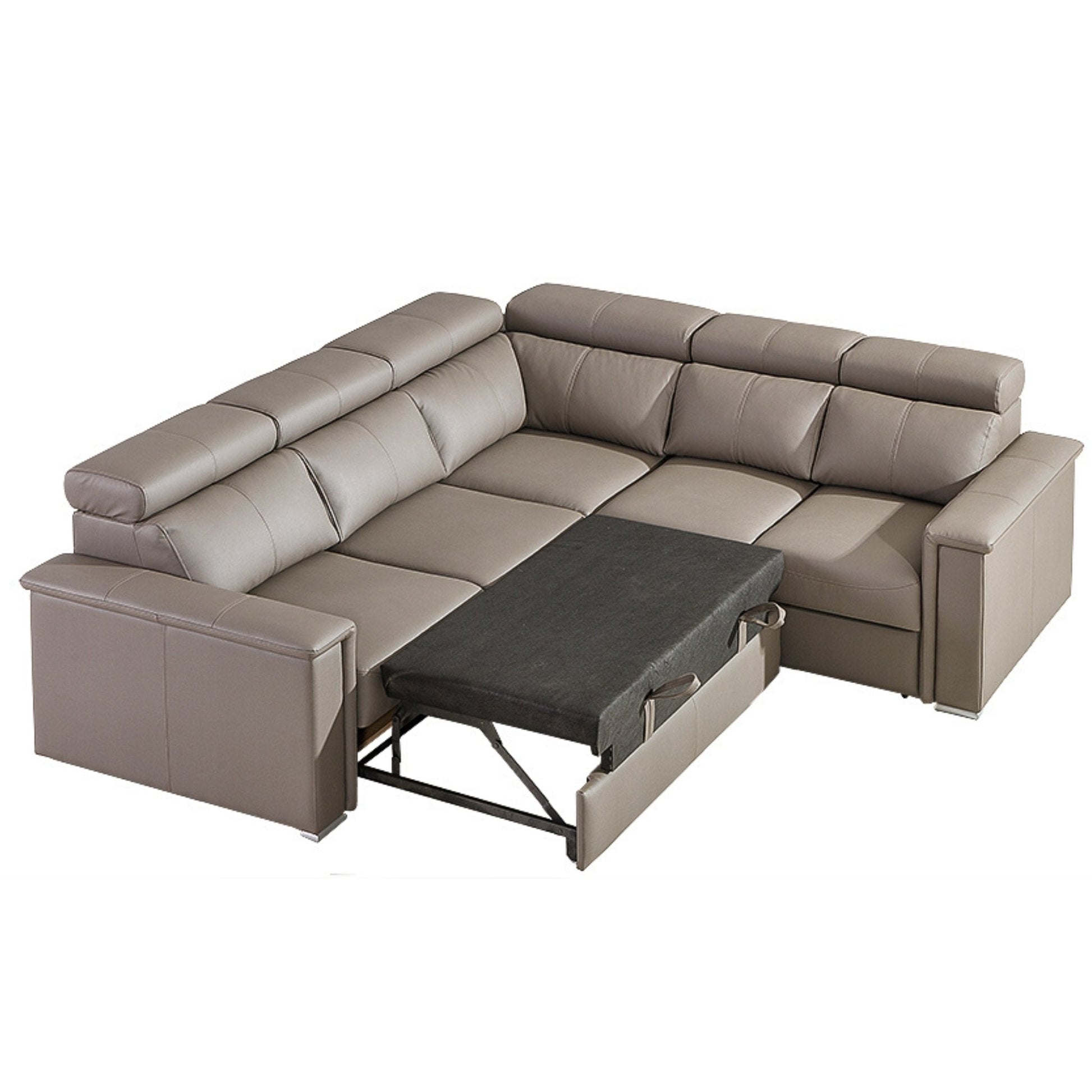 TERRACE Large Modern Corner Sofa Bed | 2610mm X 2410mm | Many upholstery materials by EWOODS | Souqify