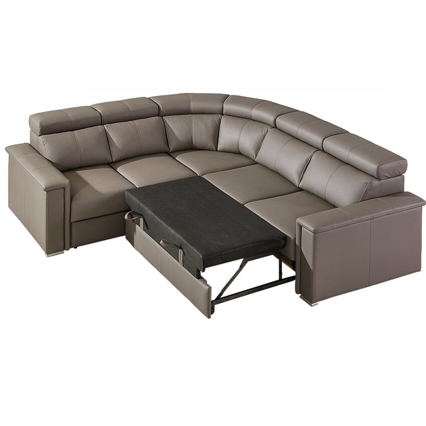 TERRACE Large Modern Corner Sofa Bed | 2610mm X 2410mm | Many upholstery materials by EWOODS | Souqify