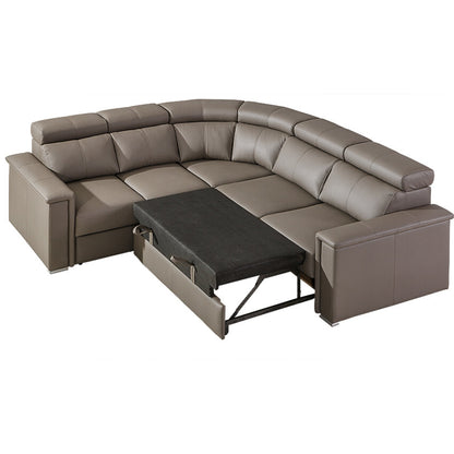 TERRACE Large Modern Corner Sofa Bed | 2610mm X 2410mm | Many upholstery materials by EWOODS | Souqify