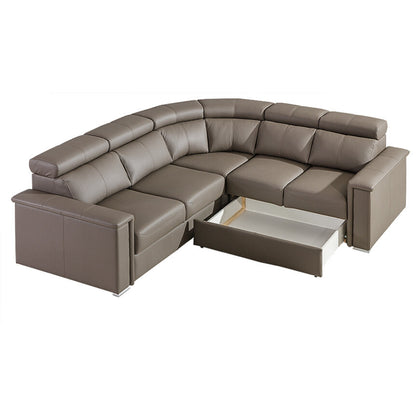 TERRACE Large Modern Corner Sofa Bed | 2610mm X 2410mm | Many upholstery materials by EWOODS | Souqify