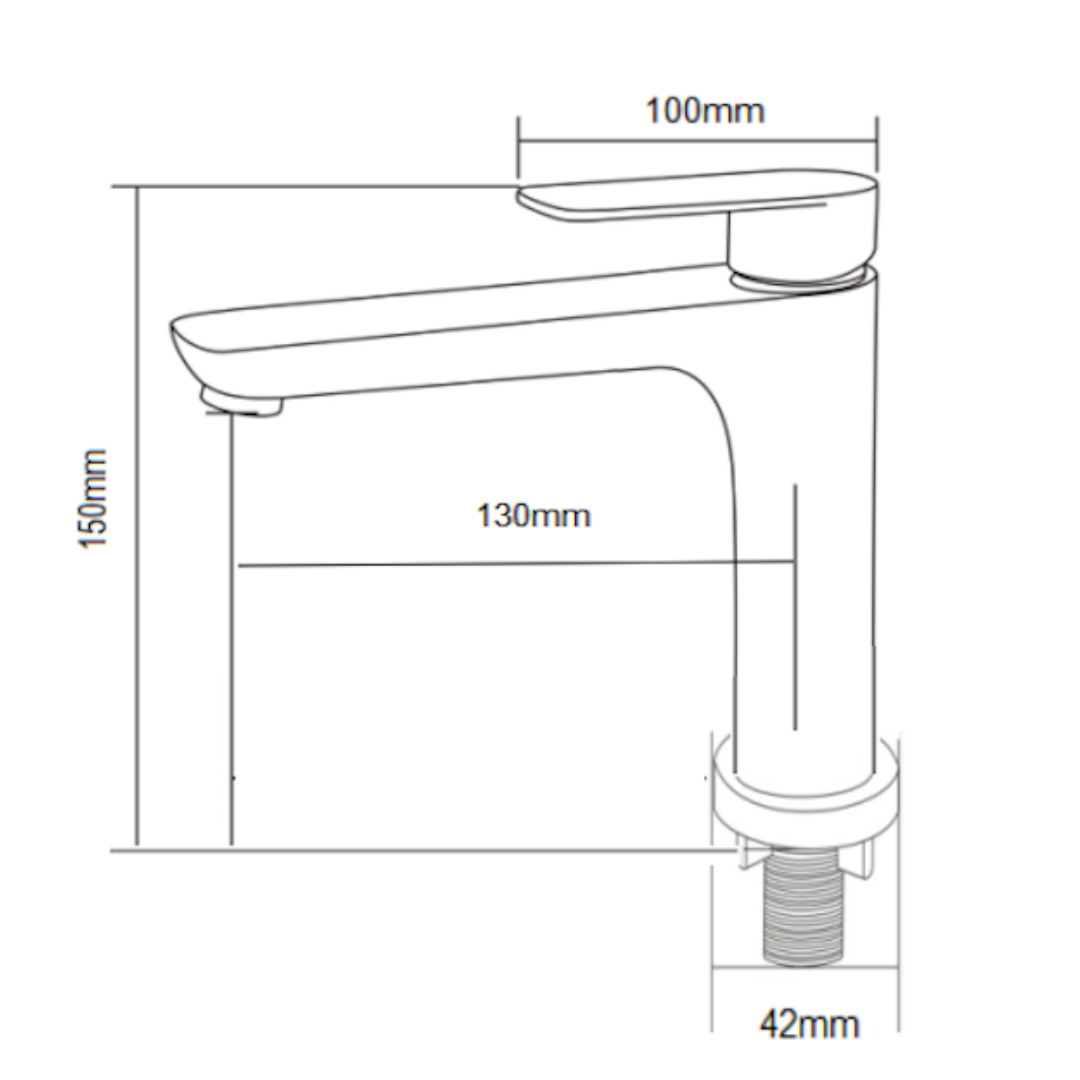 TF23-S - Fabiana Series Basin Cold Tap by TUSCANI | Souqify