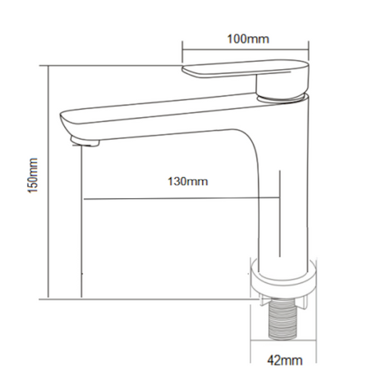 TF23-S - Fabiana Series Basin Cold Tap by TUSCANI | Souqify