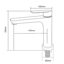 TF23-S - Fabiana Series Basin Cold Tap by TUSCANI | Souqify