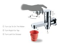 TF3 - Fabiana Series Two Way Cold Tap by TUSCANI | Souqify