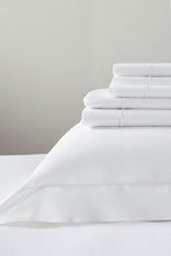 The White Company Savoy Fitted Sheet by 4 | Souqify