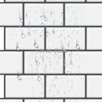 Thick 1.6mm 12 X 12 Inch Peel And Stick White With Dark Grey Grout Brick Vinyl Wall Tile Home Decor VP101 by Vivid Tiles | Souqify