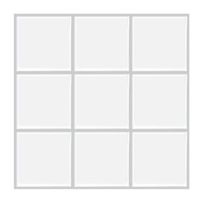 Thick 1.6mm Square Shape 12 X 12 Inch Peel And Stick White With Grey Grout Brick Vinyl Wall Tile Home Decor Kitchen Bathroom Living Room VP500-B by Vivid Tiles | Souqify