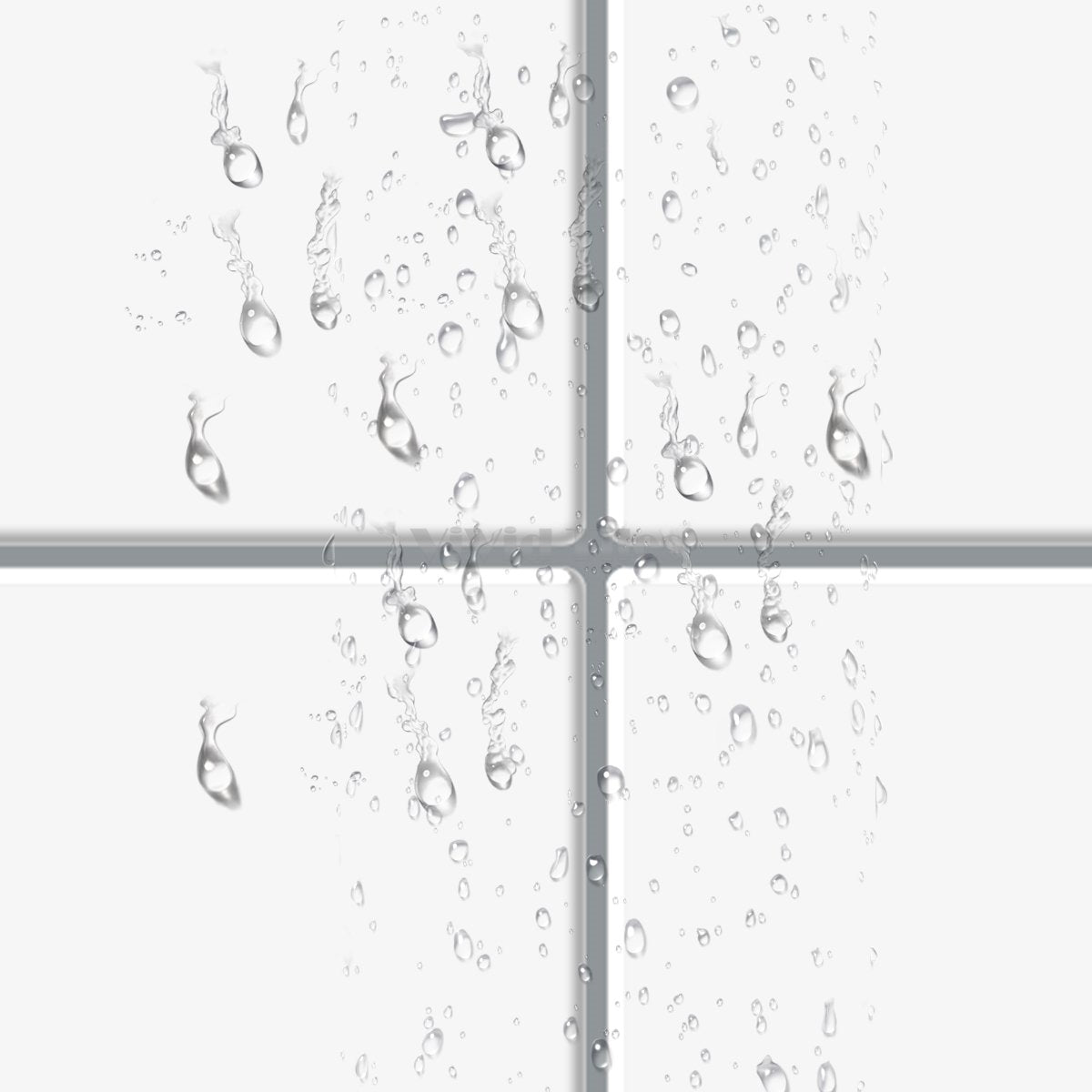 Thick 1.6mm Square Shape 12 X 12 Inch Peel And Stick White With Grey Grout Square Shape Vinyl Wall Tile Home Decor Kitchen Bathroom Living Room VP526 by Vivid Tiles | Souqify