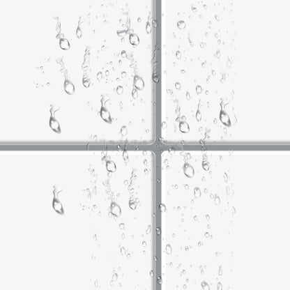 Thick 1.6mm Square Shape 12 X 12 Inch Peel And Stick White With Grey Grout Square Shape Vinyl Wall Tile Home Decor Kitchen Bathroom Living Room VP526 by Vivid Tiles | Souqify