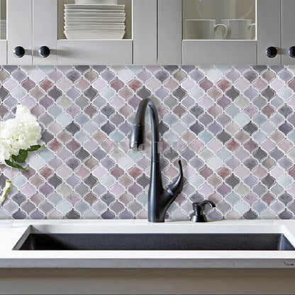 Thicker Upgrade Lantern Design Pink Marble Vinyl Tile HB506 by Vivid Tiles | Souqify