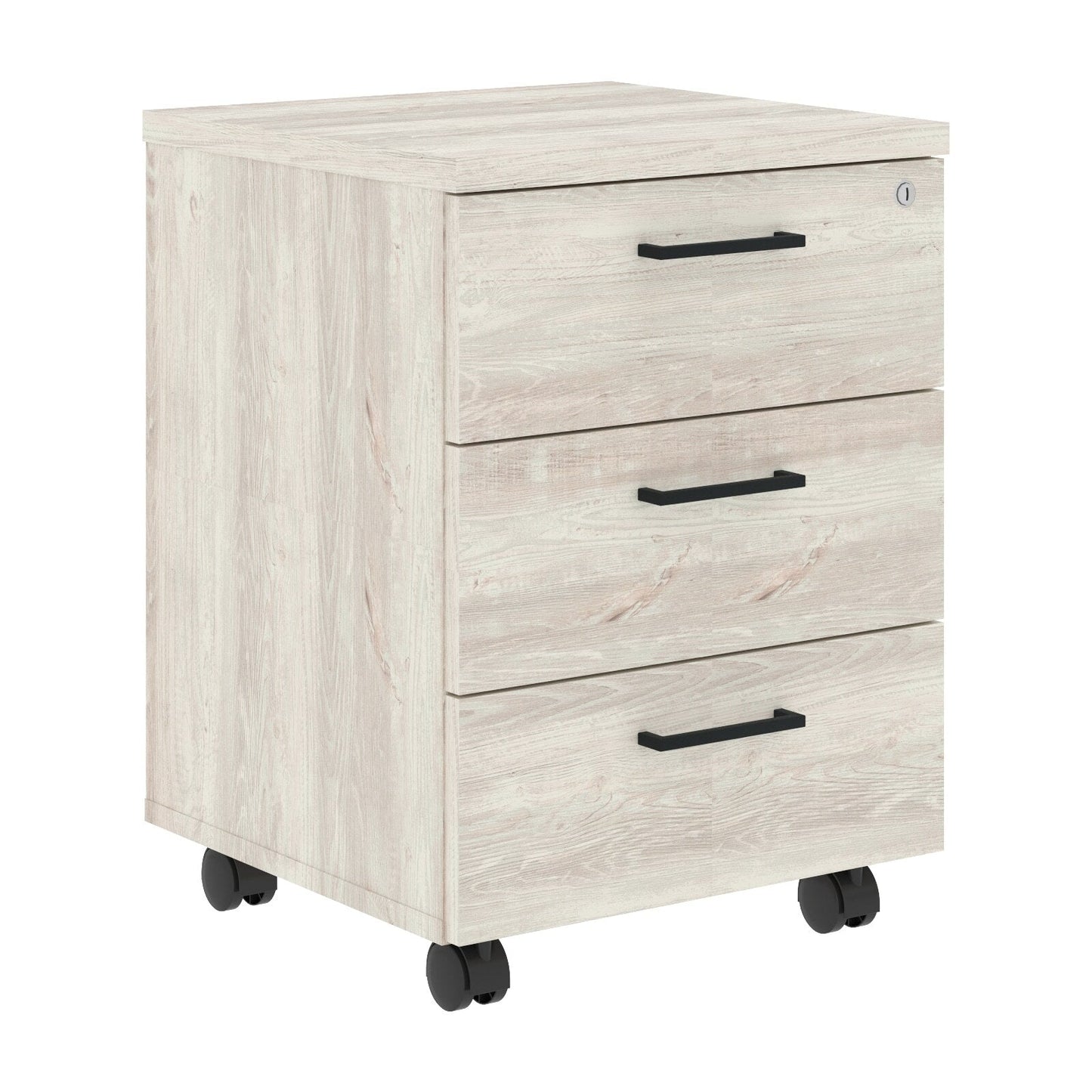 THREE DRAWER MOBILE PEDESTAL, MADE IN E1 LAMINATE CHIPBOARD by Treejar | Souqify