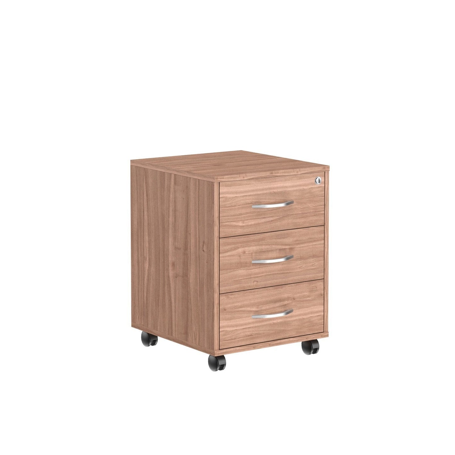 THREE DRAWER MOBILE PEDESTAL, MADE IN E1 LAMINATE CHIPBOARD by Treejar | Souqify