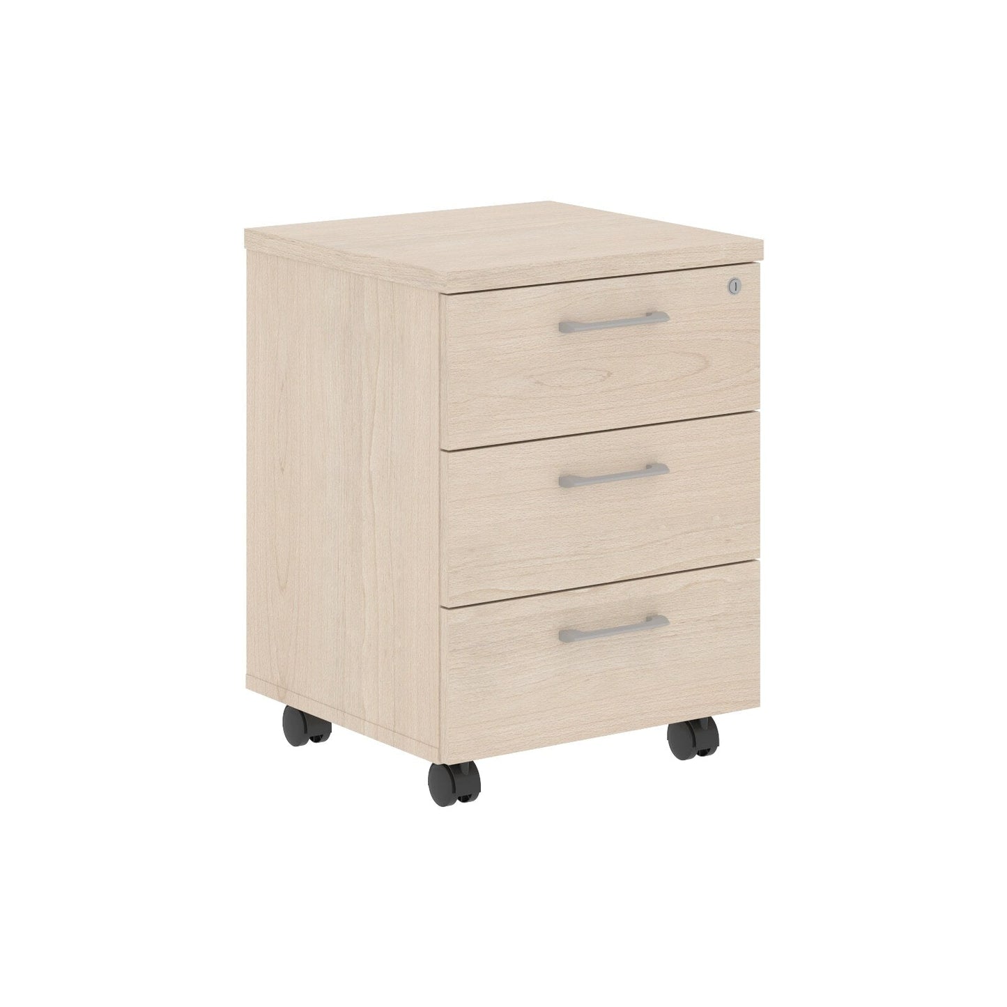 THREE DRAWER MOBILE PEDESTAL, MADE IN E1 LAMINATE CHIPBOARD by Treejar | Souqify