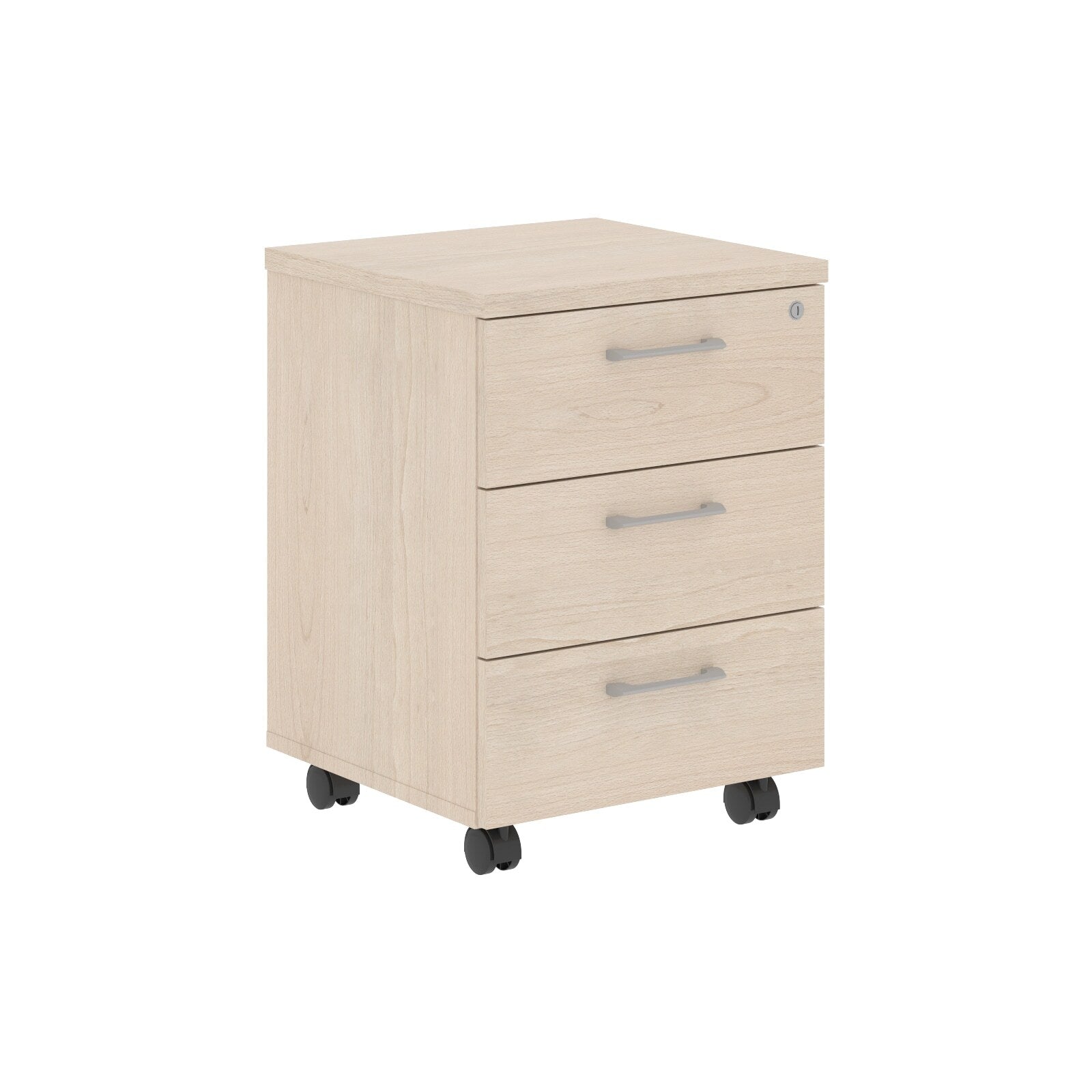 THREE DRAWER MOBILE PEDESTAL, MADE IN E1 LAMINATE CHIPBOARD by Treejar | Souqify