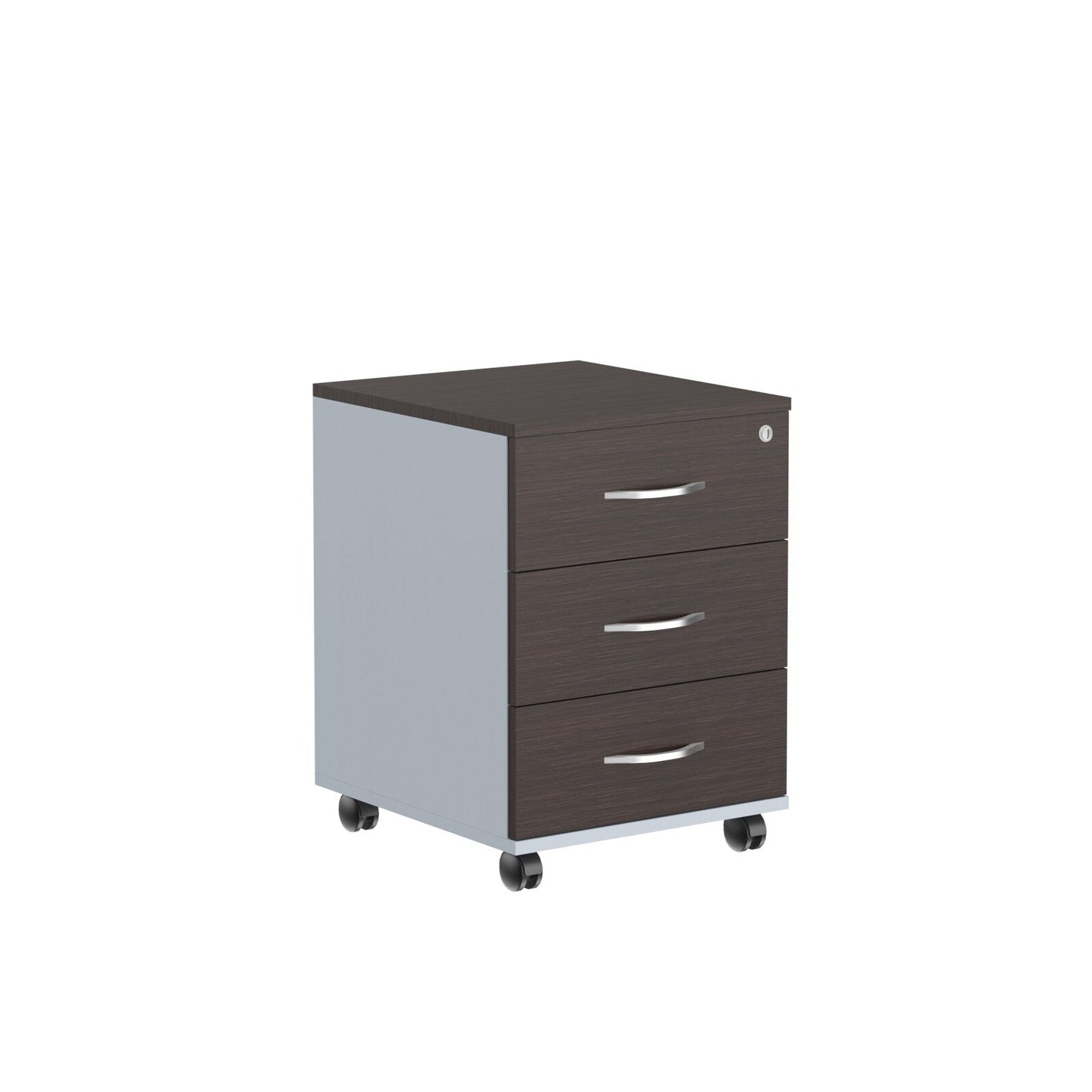 THREE DRAWER MOBILE PEDESTAL, MADE IN E1 LAMINATE CHIPBOARD by Treejar | Souqify