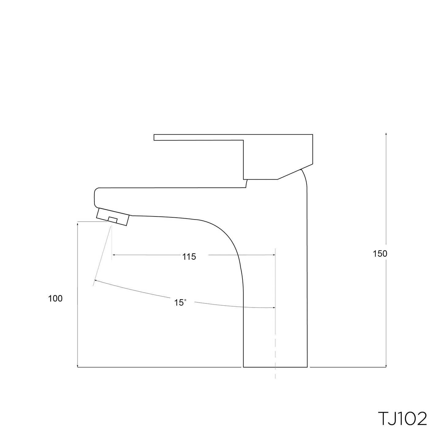 TJ102 - Jivani Series Basin Mixer by TUSCANI | Souqify