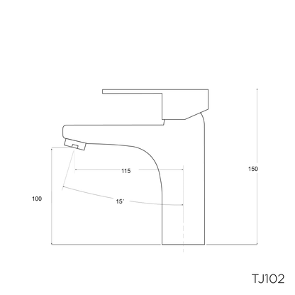 TJ102 - Jivani Series Basin Mixer by TUSCANI | Souqify
