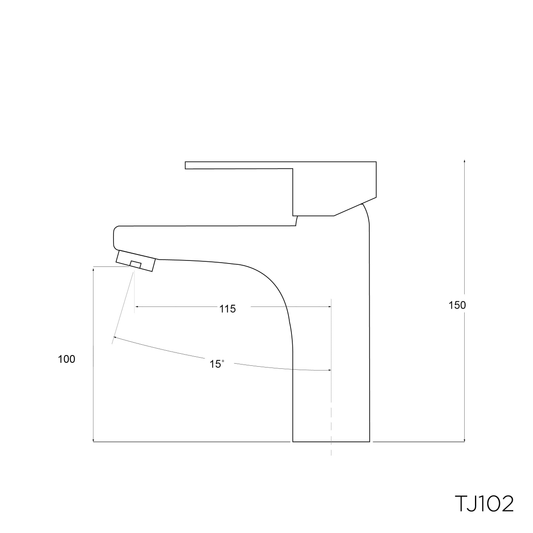 TJ102 - Jivani Series Basin Mixer by TUSCANI | Souqify
