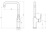 TK101 - Kitania Series Kitchen Mixer by TUSCANI | Souqify