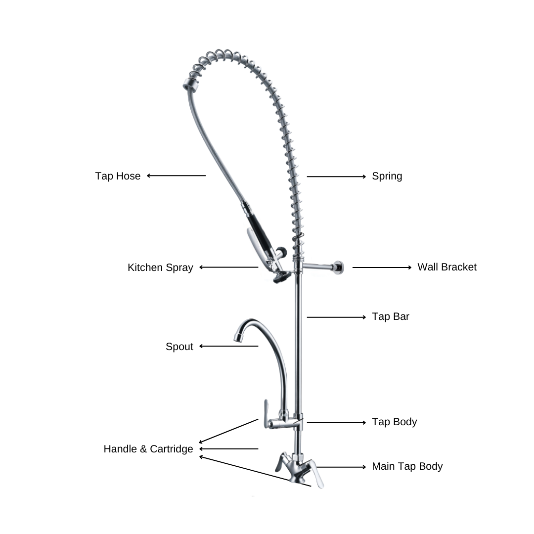 TK101IN - Industrial Kitchen Mixer by TUSCANI | Souqify