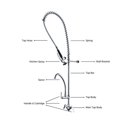 TK101IN - Industrial Kitchen Mixer by TUSCANI | Souqify