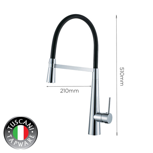 TK107PO - Kitania Series Pull Out Kitchen Mixer by TUSCANI | Souqify