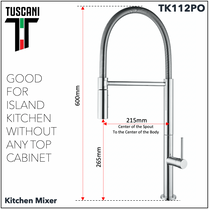 TK112PO - Kitania Series Kitchen Mixer by TUSCANI | Souqify