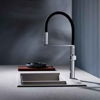 TK113PO - Kitania Series Pull Out Kitchen Mixer by TUSCANI | Souqify