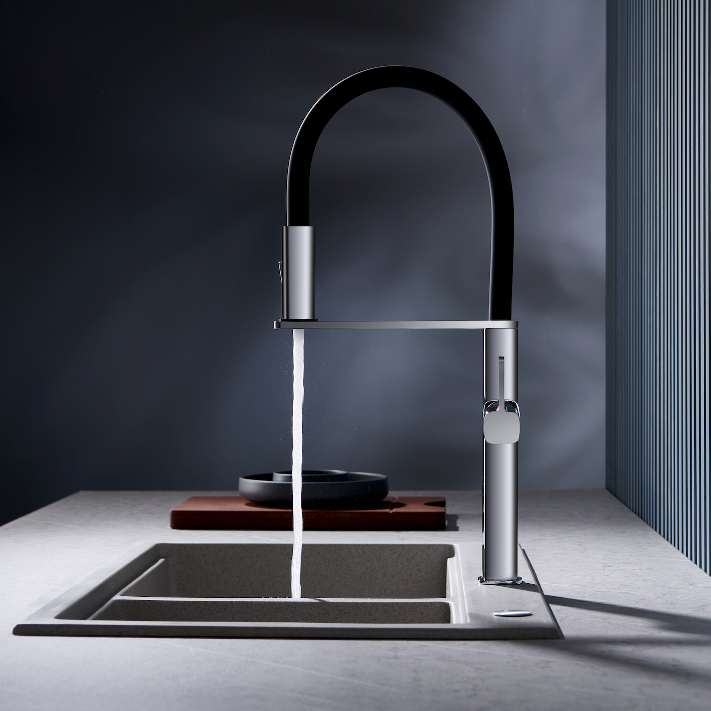 TK113PO - Kitania Series Pull Out Kitchen Mixer by TUSCANI | Souqify