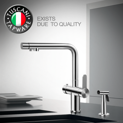 TK115PO-S - Kitania Series Pull Out Kitchen Mixer by TUSCANI | Souqify