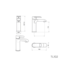 TL102 - Lavanzi Series Basin Mixer by TUSCANI | Souqify