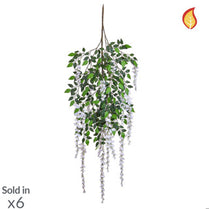 Foliage Wisteria White 125cm FR-S2