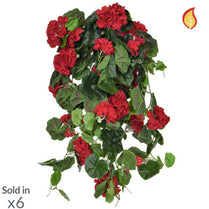 I & T Geranium Vine Red 73cm FR-S1