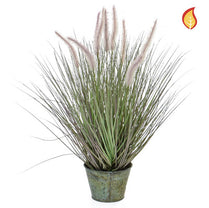 Grass Dogtail Grass with metal pot 58cm FR-S2