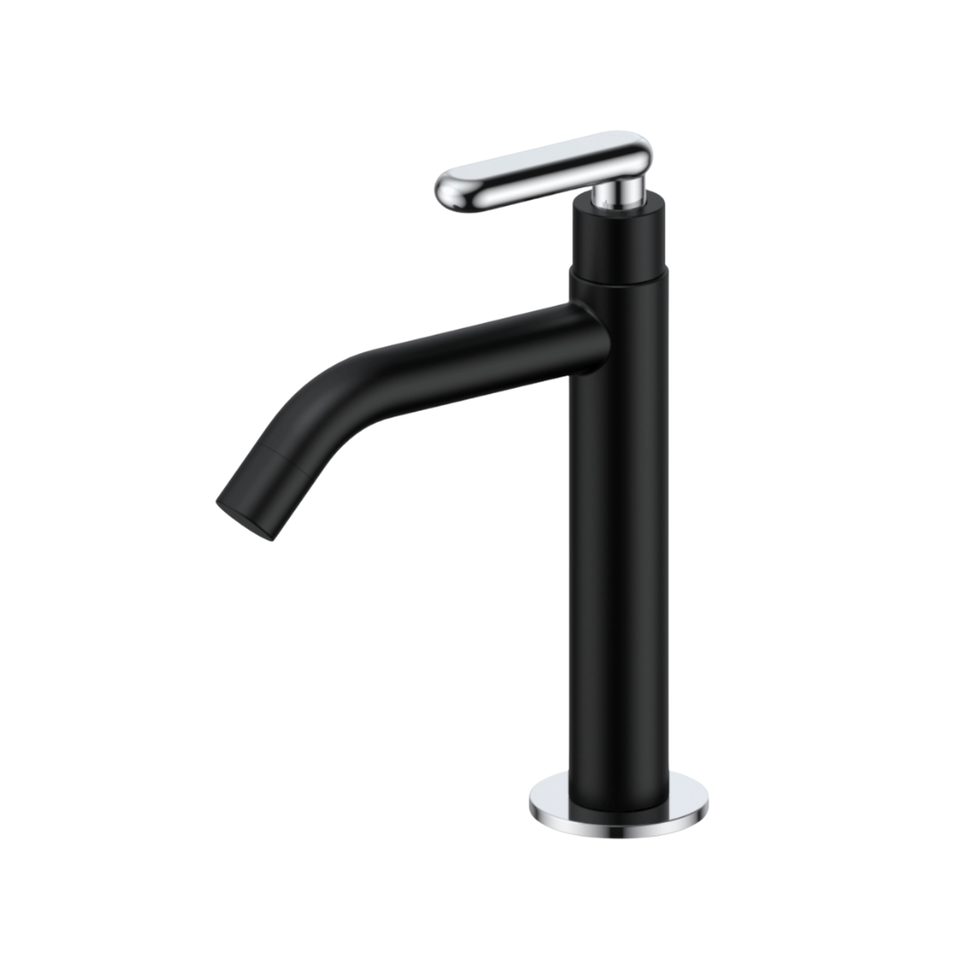 TM2BL - Montova Series Black Basin Cold Tap by TUSCANI | Souqify