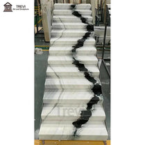 Top Selling China Factory Price Outside And Home Panda White Marble Big Slab Floor Tiles Stairs 16mm by Vivid Tiles | Souqify