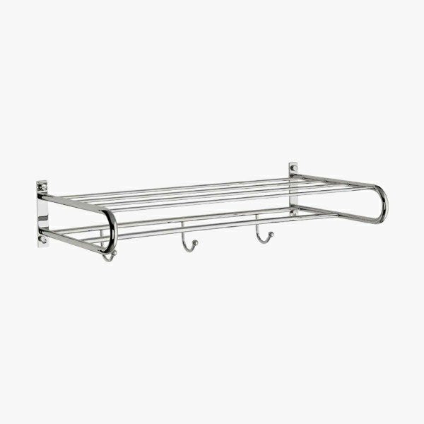 towel shelf H203 with 3 robe hooks by SANIBAÑO | Souqify
