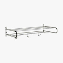 towel shelf H203 with 3 robe hooks by SANIBAÑO | Souqify