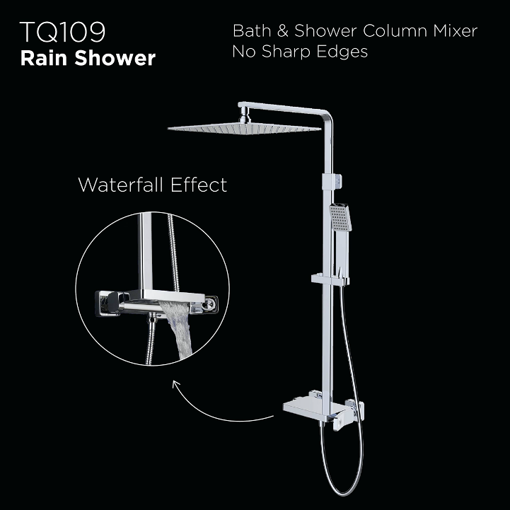 TQ109 - Quatrio Series Rain Shower Set by TUSCANI | Souqify