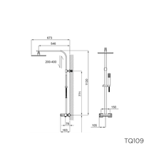 TQ109 - Quatrio Series Rain Shower Set by TUSCANI | Souqify