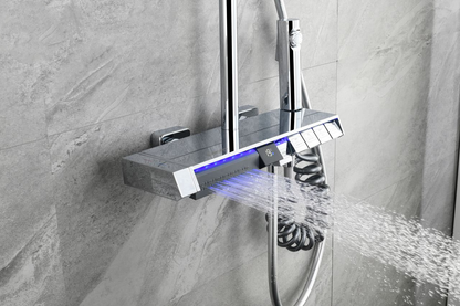 TS109CH - Rain Shower Column Mixer by TUSCANI | Souqify