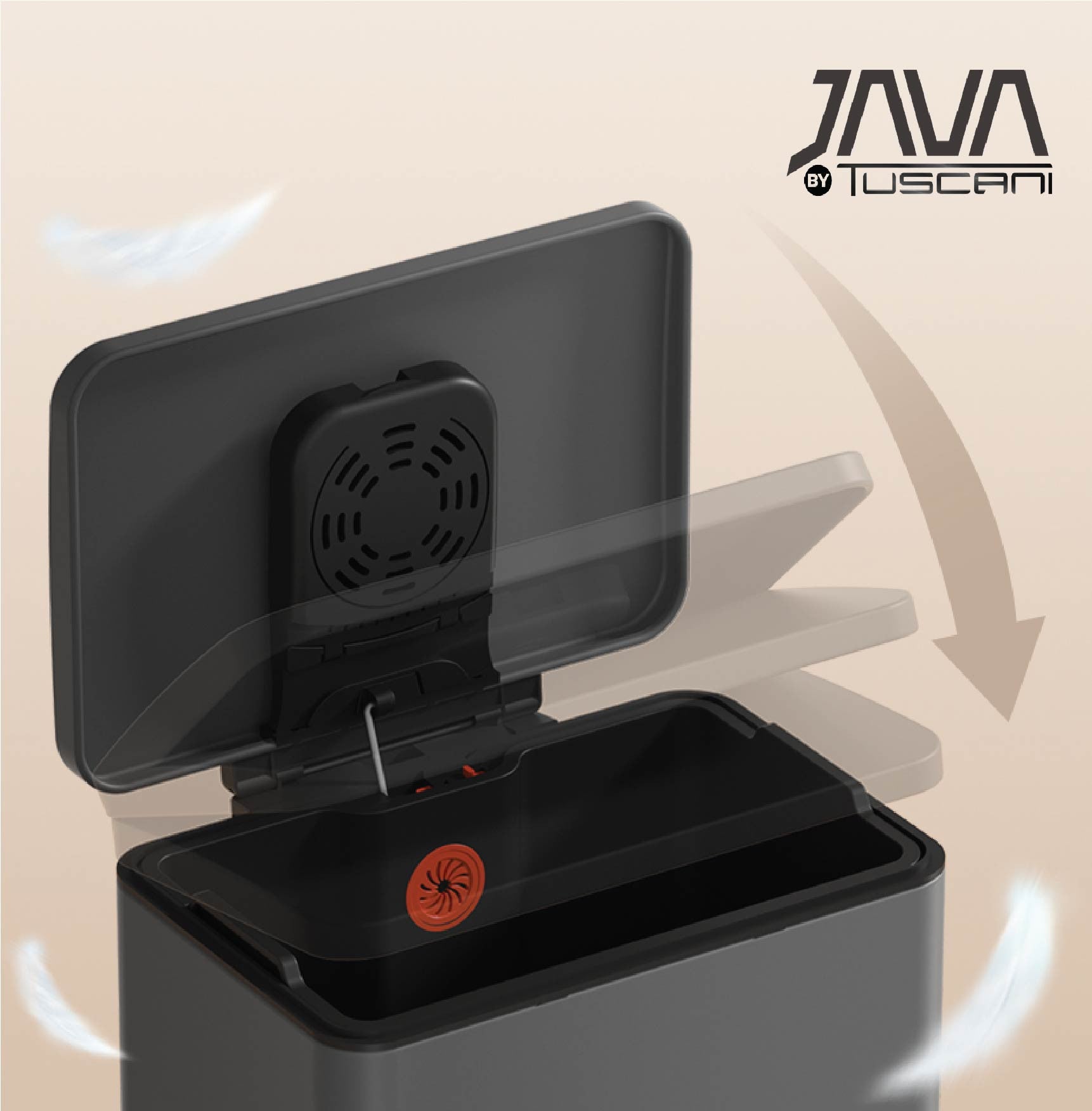 Tuscani JAVA TJ-8858 Pedal Bin by TUSCANI | Souqify