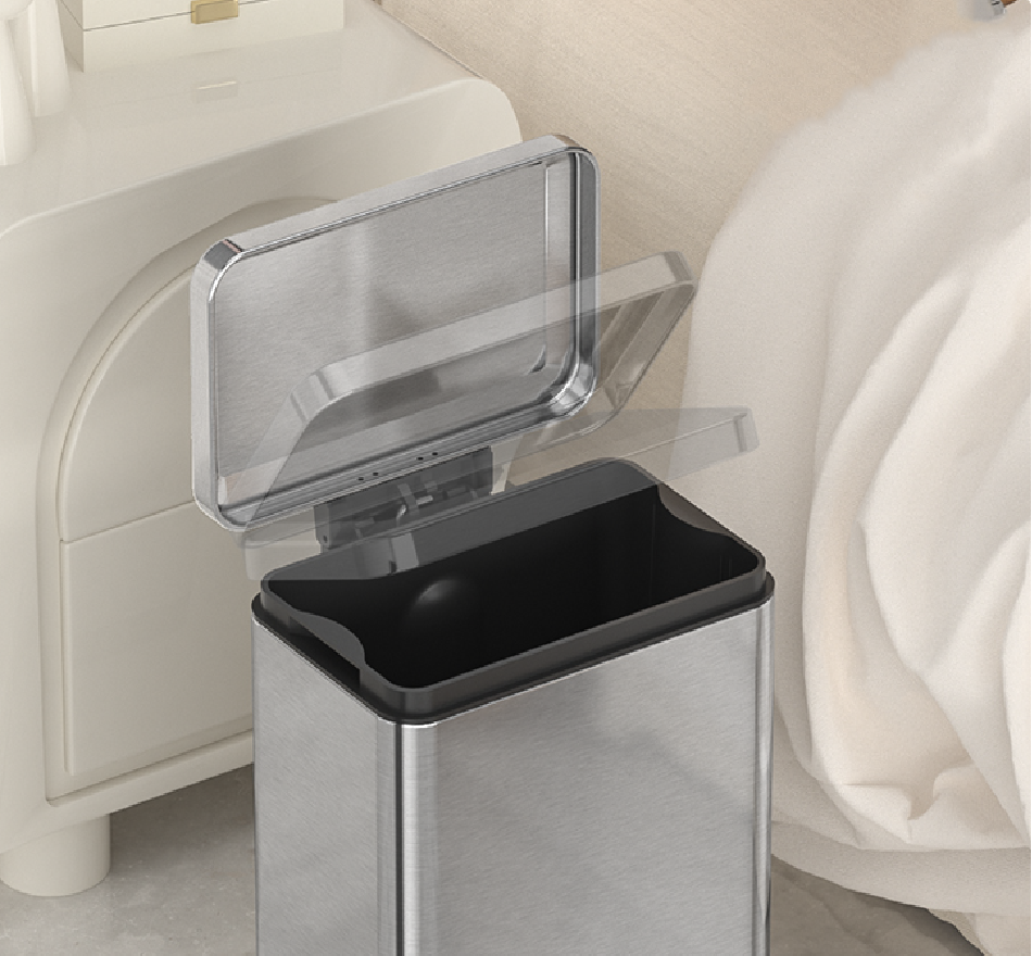 Tuscani JAVA TJ-8878 Pedal Bin 10L matt steel by TUSCANI | Souqify