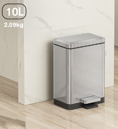Tuscani JAVA TJ-8878 Pedal Bin 10L matt steel by TUSCANI | Souqify