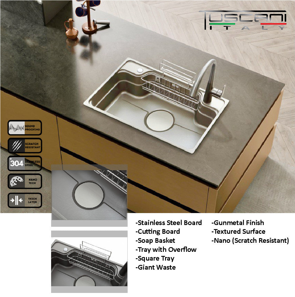 Tuscani K44NB Kitchen Sink K44NB by TUSCANI | Souqify