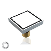 Tuscani TFT100 | TFT150 - Square Floor Trap (Solid Brass) by TUSCANI | Souqify