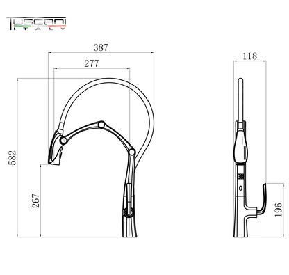 Tuscani TK122PO Kitchen Mixer by TUSCANI | Souqify