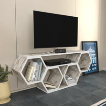 TV Stand Bal - White Marble Effect-BAL47TS03 White
Sonomo 135 X 35 X 16 by DECOROTIKA | Souqify