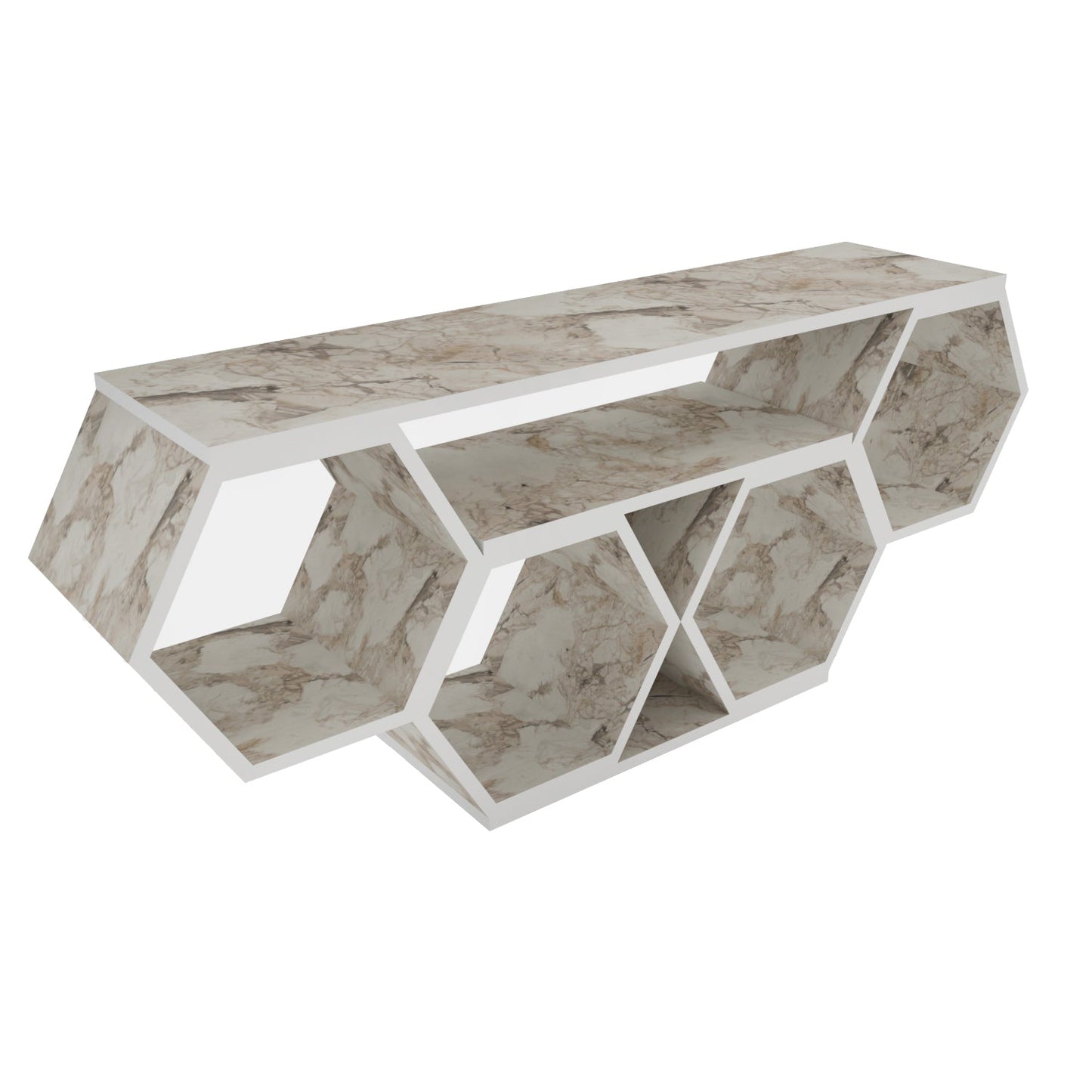 TV Stand Bal - White Marble Effect-BAL47TS03 White
Sonomo 135 X 35 X 16 by DECOROTIKA | Souqify